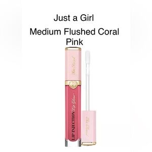Too Faced Lip Injection Power Pluming Gloss - Just a Girl ~ NEW